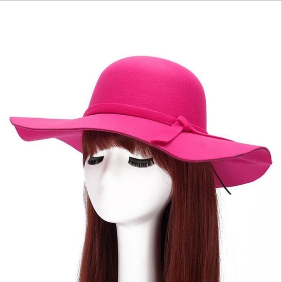 Accessories - 🎉 HOST PICK 🎉 - HOT PINK Wide Brim Floppy Hat